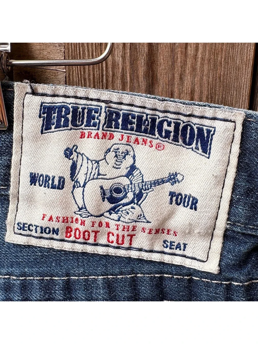 True Religion Men's Boot Cut Jeans Size 36 Made in USA